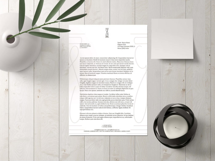 MOCK UP CARTA DA LETTERA